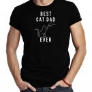 Best Cat Dad Ever Cat Daddy Paw Fist Bump Meow Cat T-Shirt