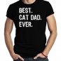 Best Cat Dad Ever Cool Daddy Funny T-Shirt