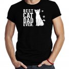 Best Cat Dad Ever Meow Cat Shirt Cat Daddy Black Cat T-Shirt