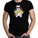 Bad White Cat Attoo Pet T-Shirt