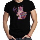 Battle Cat Warrior With Shield And Battle Axe Angry Cat T-Shirt