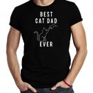 Best Cat Dad Ever Shirt Cat Daddy Paw Fist Bump Meow Cat T-Shirt