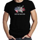 Best Cat Dad Ever Shirt Funny Cat Daddy Meowica T-Shirt