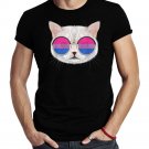Bisexual Pride Flag Cat Subtle Proud Bisexual Lgbt Bi Pride Shirt