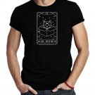Black Cat Halloween Boho Gothic Witchcraft Cat Arot Card Shirt