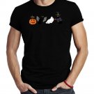 Black Cat Halloween Funny Cat Lover Spooky Season Costume Shirt