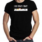 Black Cat Kitty I Do What I Want Funny Meow Kitty Cat Shirt