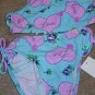 BREAKING WAVES Aqua Purple Tankini Swimsuit 5 NWT