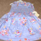 Girls Boutique LAURA ASHLEY Blue Floral Dress 18mo NWT