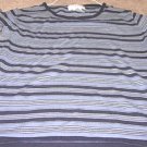 Ladies JONES NEW YORK Gray Striped Top 8P