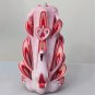 Handmade carved candles, Home decor art design swan, Carved candles colourful gift