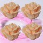 Carved candles home decor, Handmade colourful gift art design,Set of three with number or message