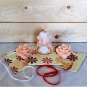 Carved candles home decor, Handmade colourful gift art design,Set of three with number or message