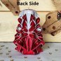 Carved Candles Home Decor Handmade Art Design Gift Handcarved Red White New