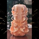 Carved Candles Home Decor Handmade Art Design With Cleaver Base For Tea Light