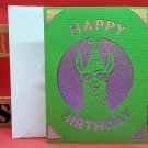 Llama Birthday Card