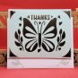 Butterfly Thanks Card