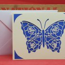 Butterfly and Rose Card