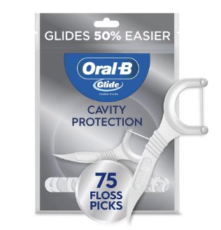 Oral-B Cavity Protection Floss Picks No Flavor, 75.0 ea