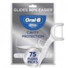 Oral-B Cavity Protection Floss Picks No Flavor, 75.0 ea