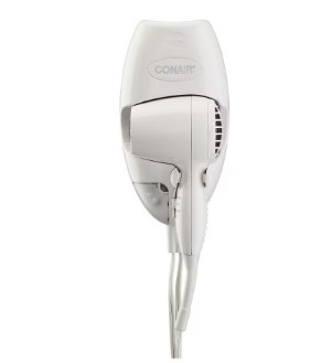 Conair Wall-Mount Hair Dryer with LED Night Light, 1.0 ea
