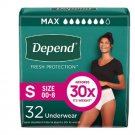 Depend Adult Incontinence Underwear for Women Small, 32.0 ea