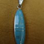 Genuine Turquoise and Sterling Silver Pendant