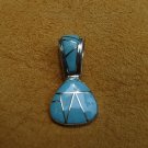 Turquoise and Sterling Silver Pendant
