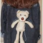 Denim Jacket with doll street art