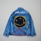 Jean jacket nirvana aesthetic clothing punk rock