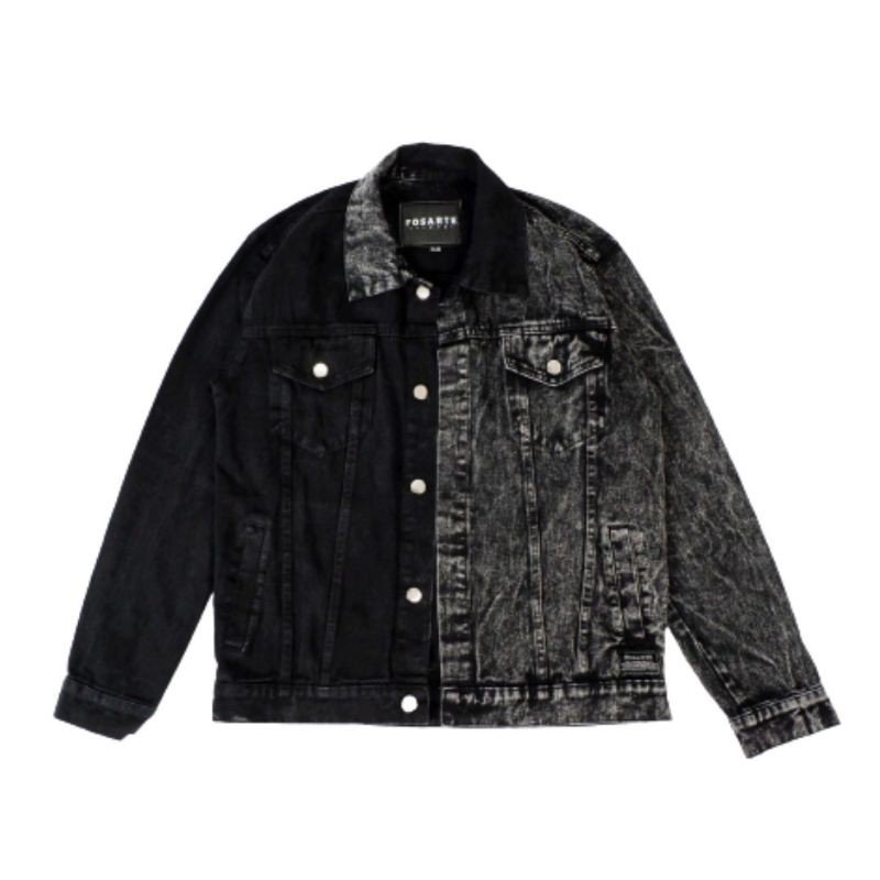 Combine black denim jacket