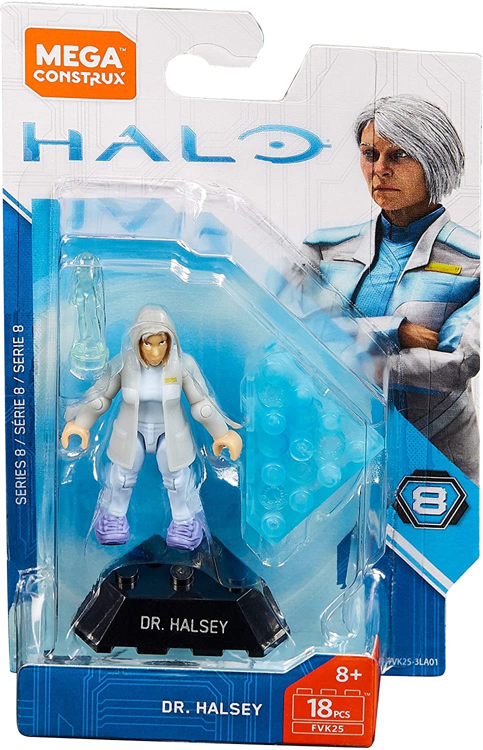 MEGA CONSTRUX HALO DR. HALSEY FVK25 - SHIPS WORLDWIDE