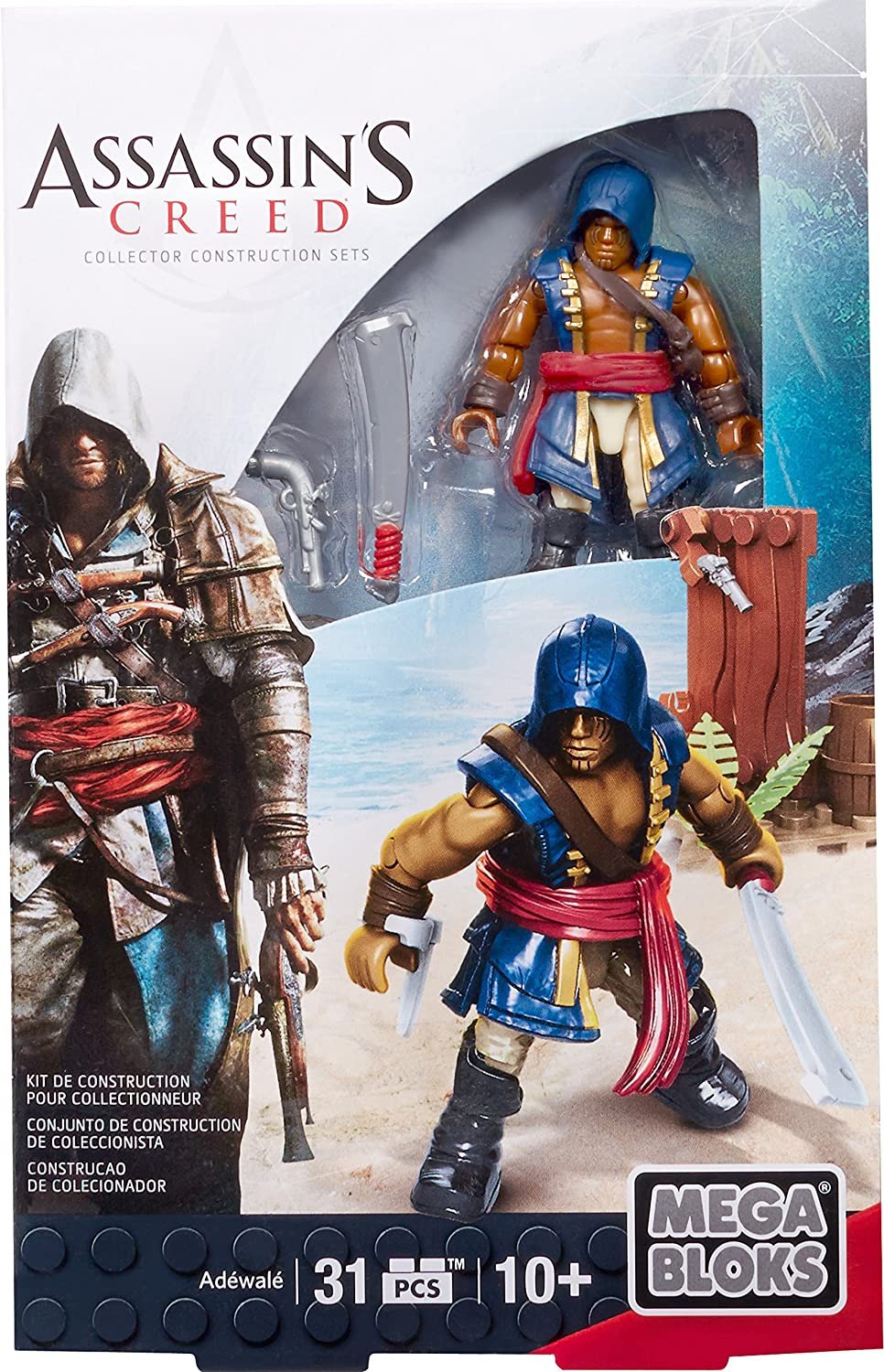 MEGA BLOKS ASSASSIN'S CREED ADEWALE CNG88 - SHIPS WORLDWIDE