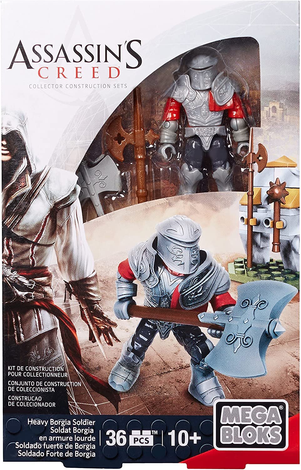 MEGA BLOKS ASSASSIN'S CREED HEAVY BORGIA SOLDIER CNG89 - SHIPS WORLDWIDE
