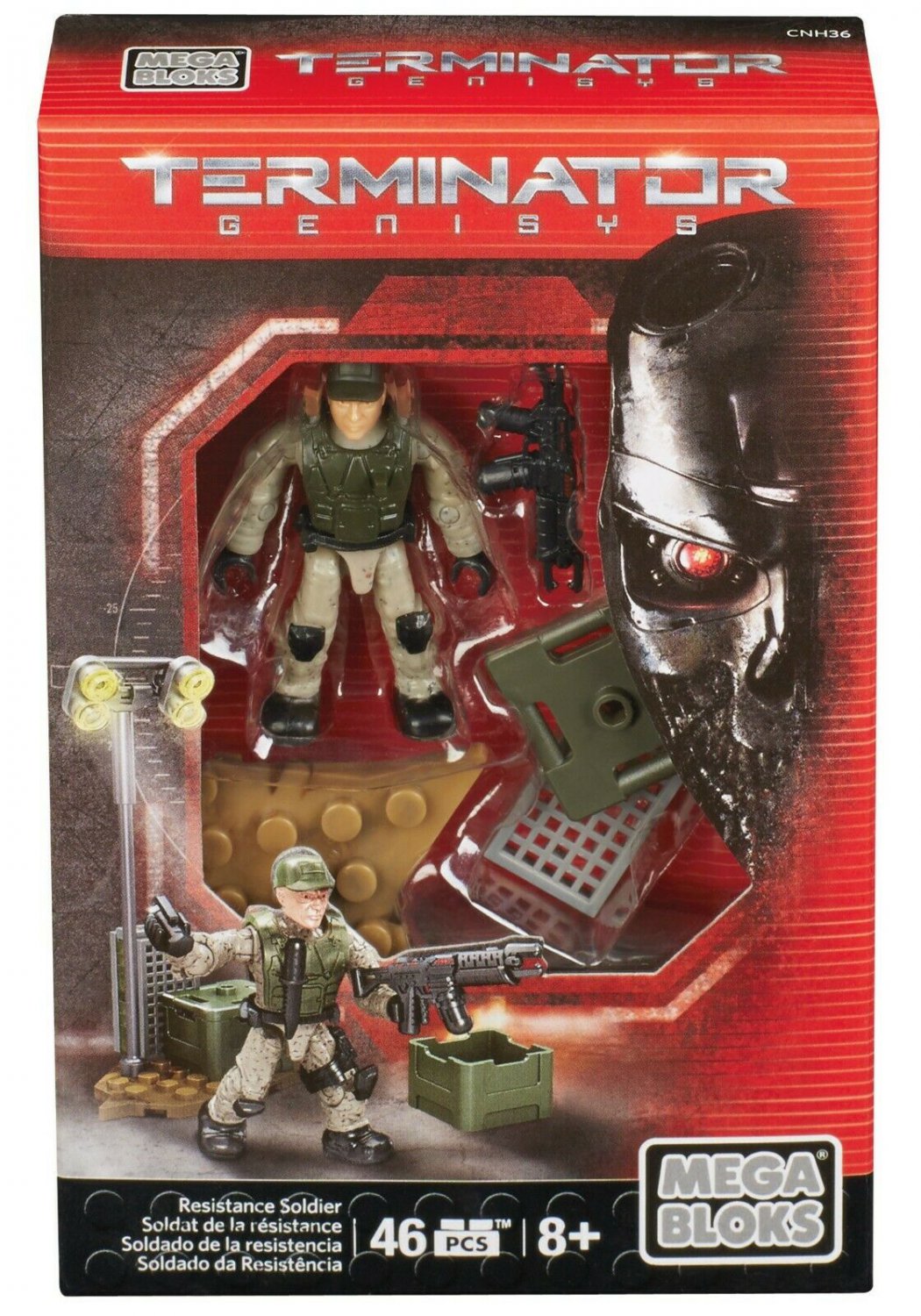 Genisys Resistance Soldier Pack Mega Bloks Terminator 