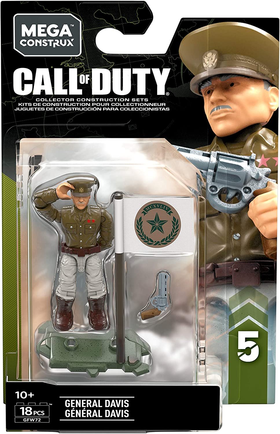 MEGA CONSTRUX CALL OF DUTY GENERAL DAVIS GFW72 - SHIPS WORLDWIDE
