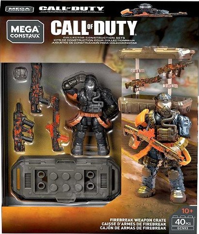 MEGA CONSTRUX CALL OF DUTY FIREBREAK WEAPON CRATE GCN93 - SHIPS WORLDWIDE