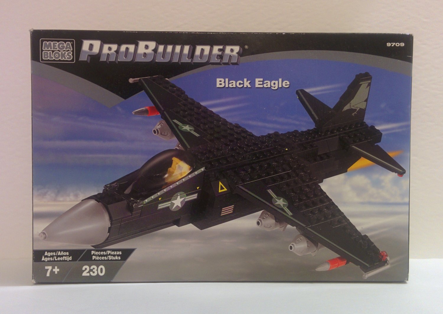 MEGA BLOKS PROBUILDER BLACK EAGLE 9709 (USED) - SHIPS WORLDWIDE