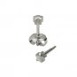 MediSept Personal Ear Piercing Kit w/ Silver StSl Star Shape Piercing Studs