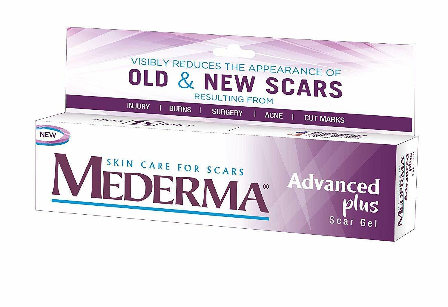 Mederma Advanced Plus Scar Gel For Old & New Scar Cut marks Free Shipping