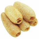 Pack of 5 Natural Sponge Loofah Body Scrubber, Skin Exfoliate