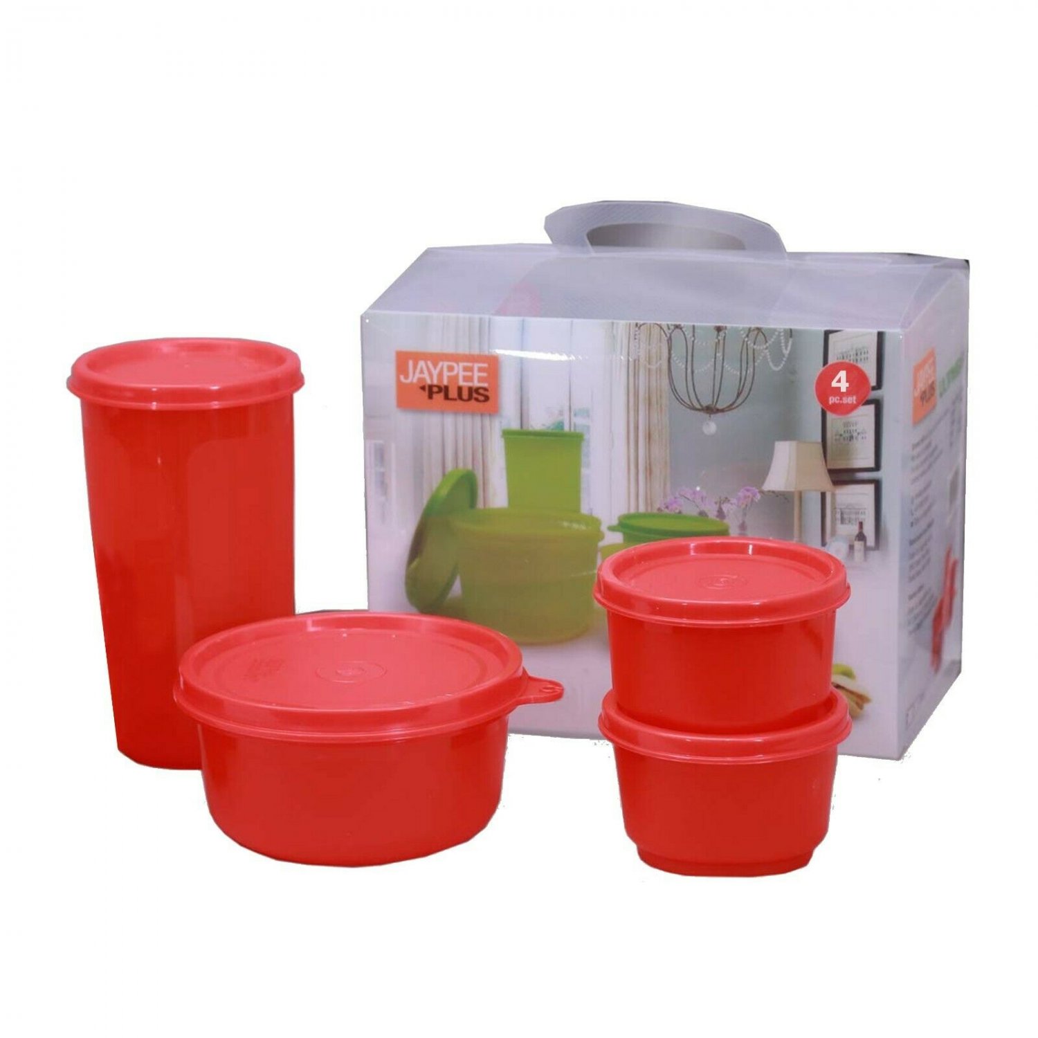 Executive Lunch Set 4 Containers Lunch Box (1500 ml-MULTI COLOR )