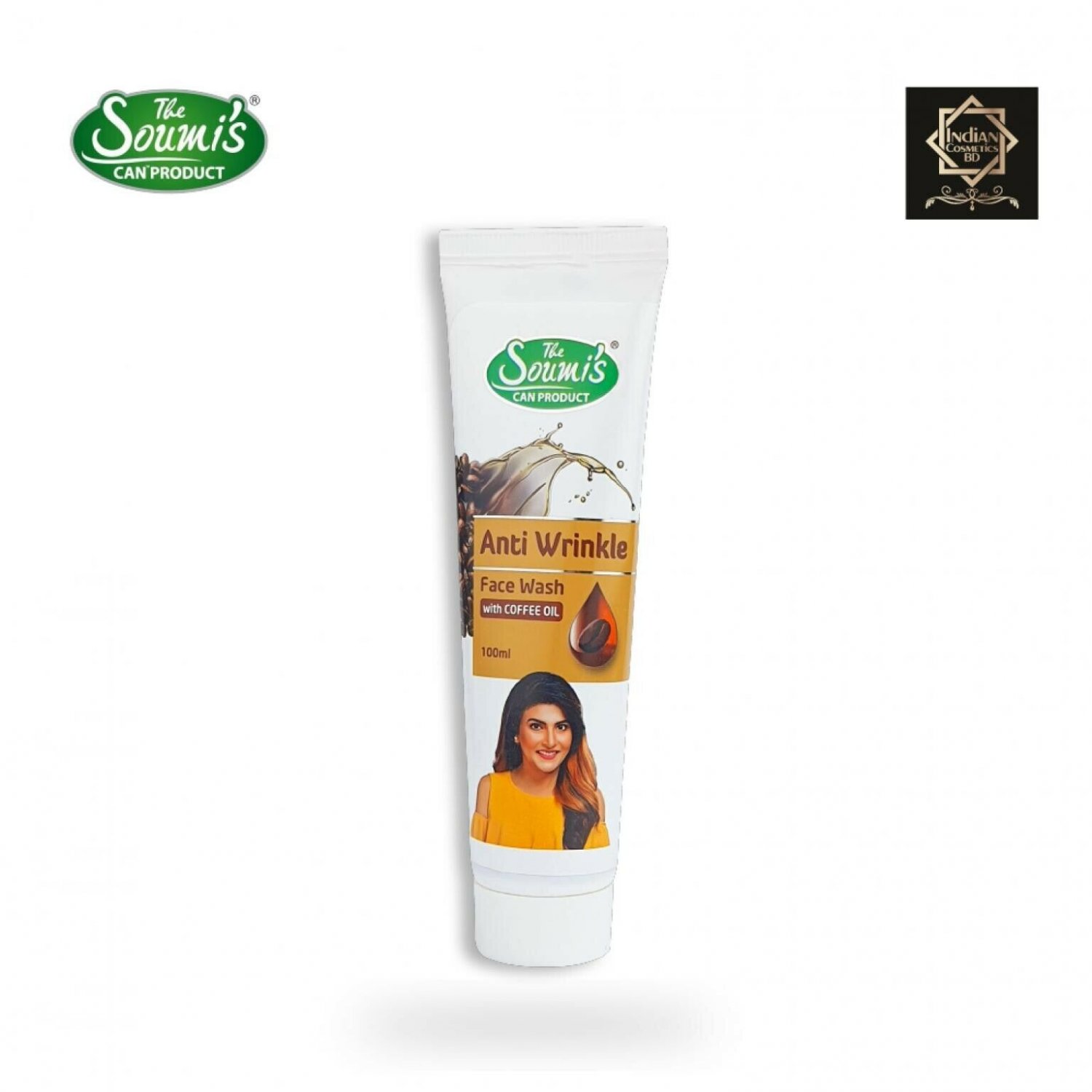 Ayurvedic Anti Wrinkle Glowing Face Wash100ml, For All Skin
