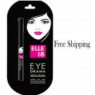 Elle18 Eye Drama 12hr Smudge-Proof, Waterproof Bold Black Kajal Eyeliner, 0.35 g