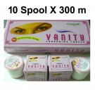 Vanity Anit Bacterial Soft Cotton Thread for Eyebrow & Facial hair Remover x 10
