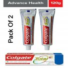 100% Vegetarian Colgate Total Advanced Health Anticavity Toothpaste, Pack Of 2