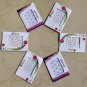 Small Silver,Gold & Stone Bollywood Style Dot Bindi  for Ladies (6 Packets)