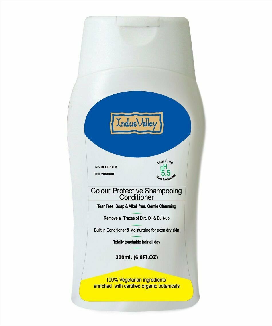 Indus Valley Colour Protective Shampooing Conditioner, Tear free ,200ml