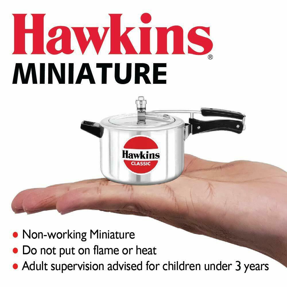 Hawkins Miniature Toy Cooker For Kids With Removable Handle & Gasket, Aluminium