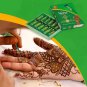 Pack Of 12 Neha Herbal Mehendi,Dark Brown Color Temporary Body Tattoo Cones Ink